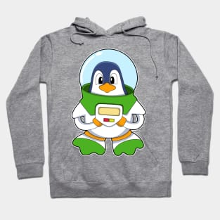 Penguin as Astronaut with Costume Hoodie